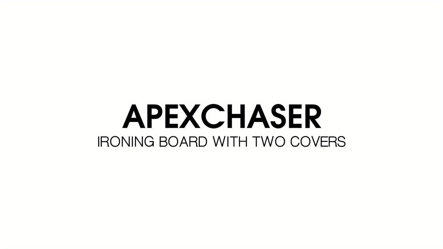 TOOLF Foldable Ironing Board With Heat Resistant Cover