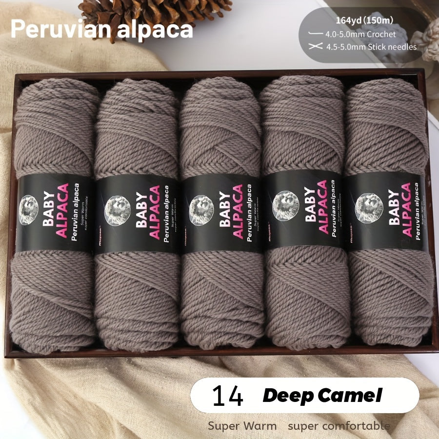 Alpaca Velvet Yarn 95 Alpaca 5 Acrylic Hand Woven Soft