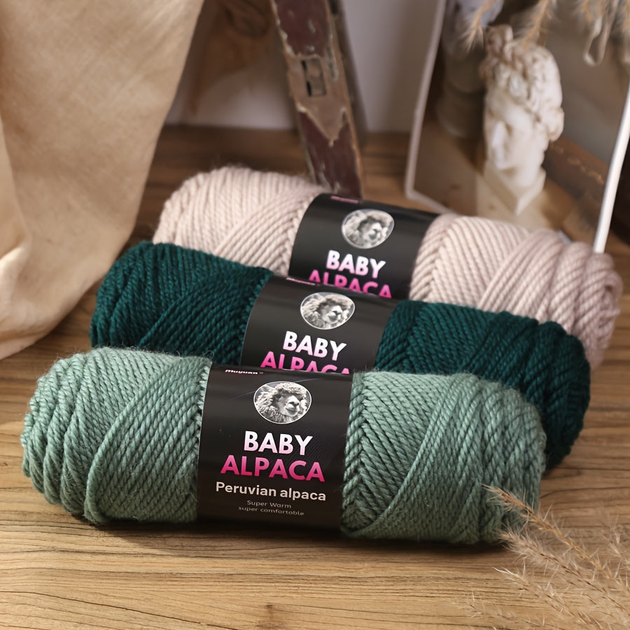 Alpaca Velvet Yarn 95 Alpaca 5 Acrylic Hand Woven Soft