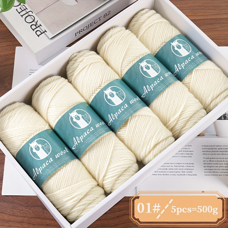 Charm Elves Alpaca Wool Yarn For Hand Knit Projects