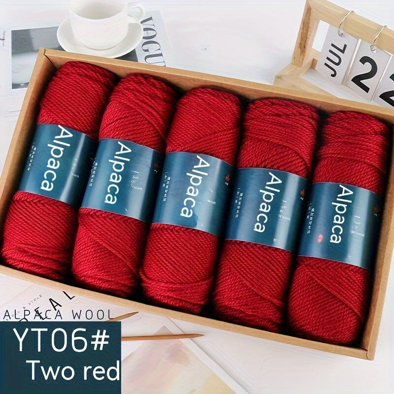 Alpaca Wool Yarn 95 Percent Alpaca 5 Percent Acrylic