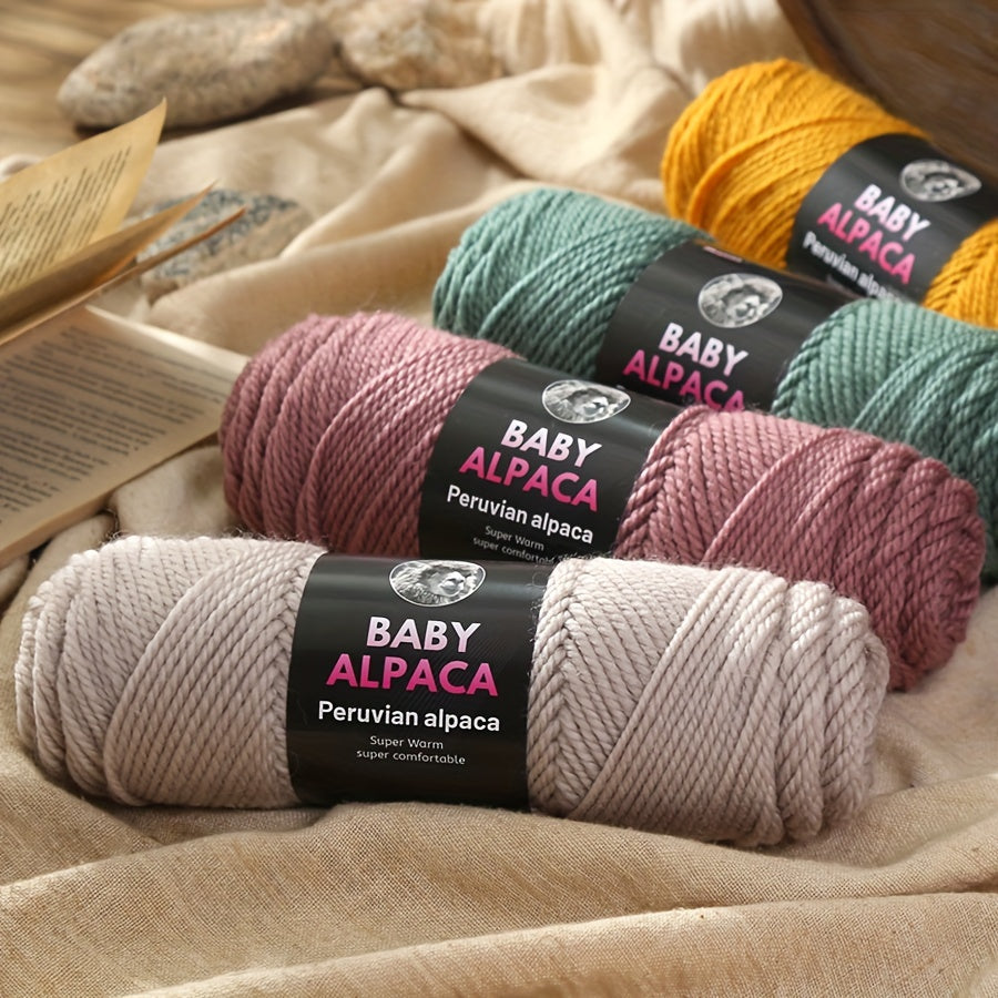Alpaca Velvet Yarn 95 Alpaca 5 Acrylic Hand Woven Soft