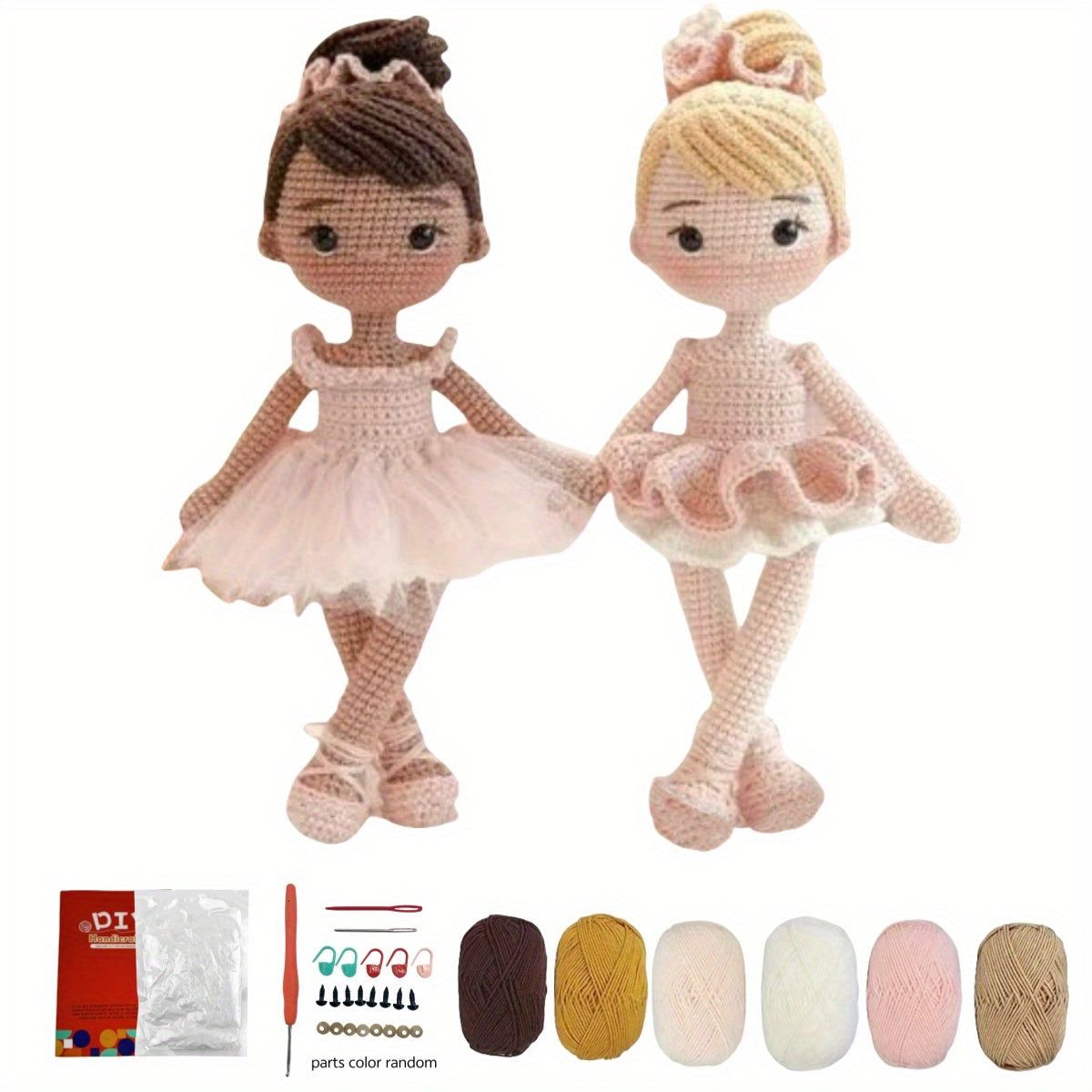 Beginner Crochet Kit For Dolls With Step Instructions