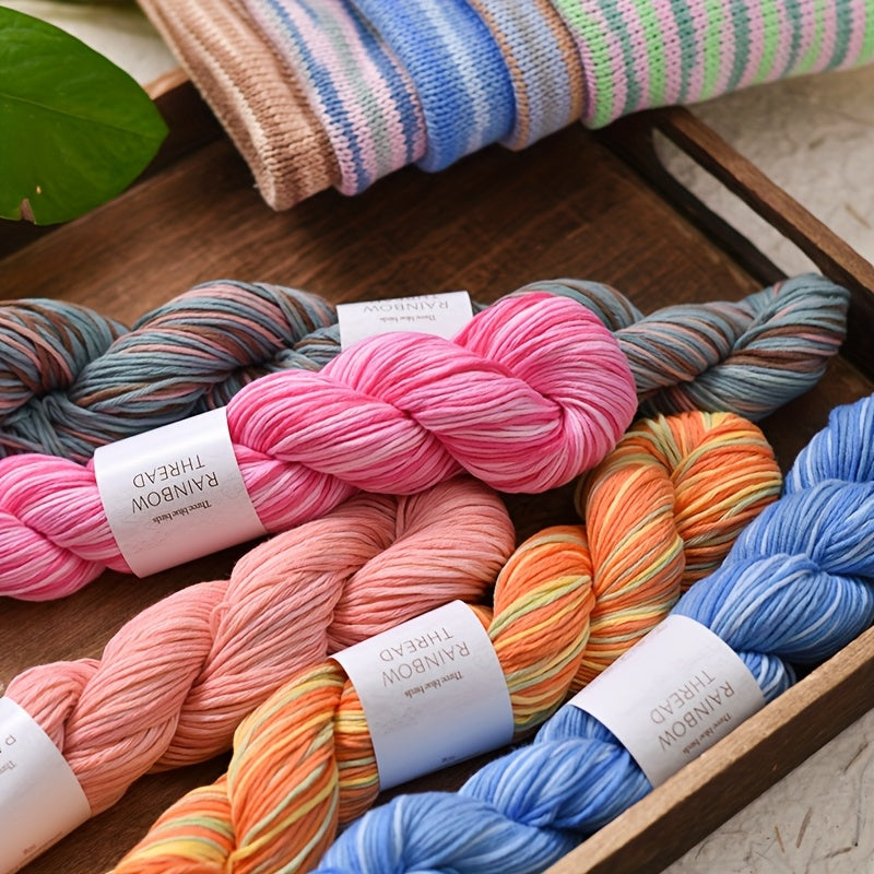 Gradient Silk Yarn Set Of 3 For Knitting Sweaters Shawls