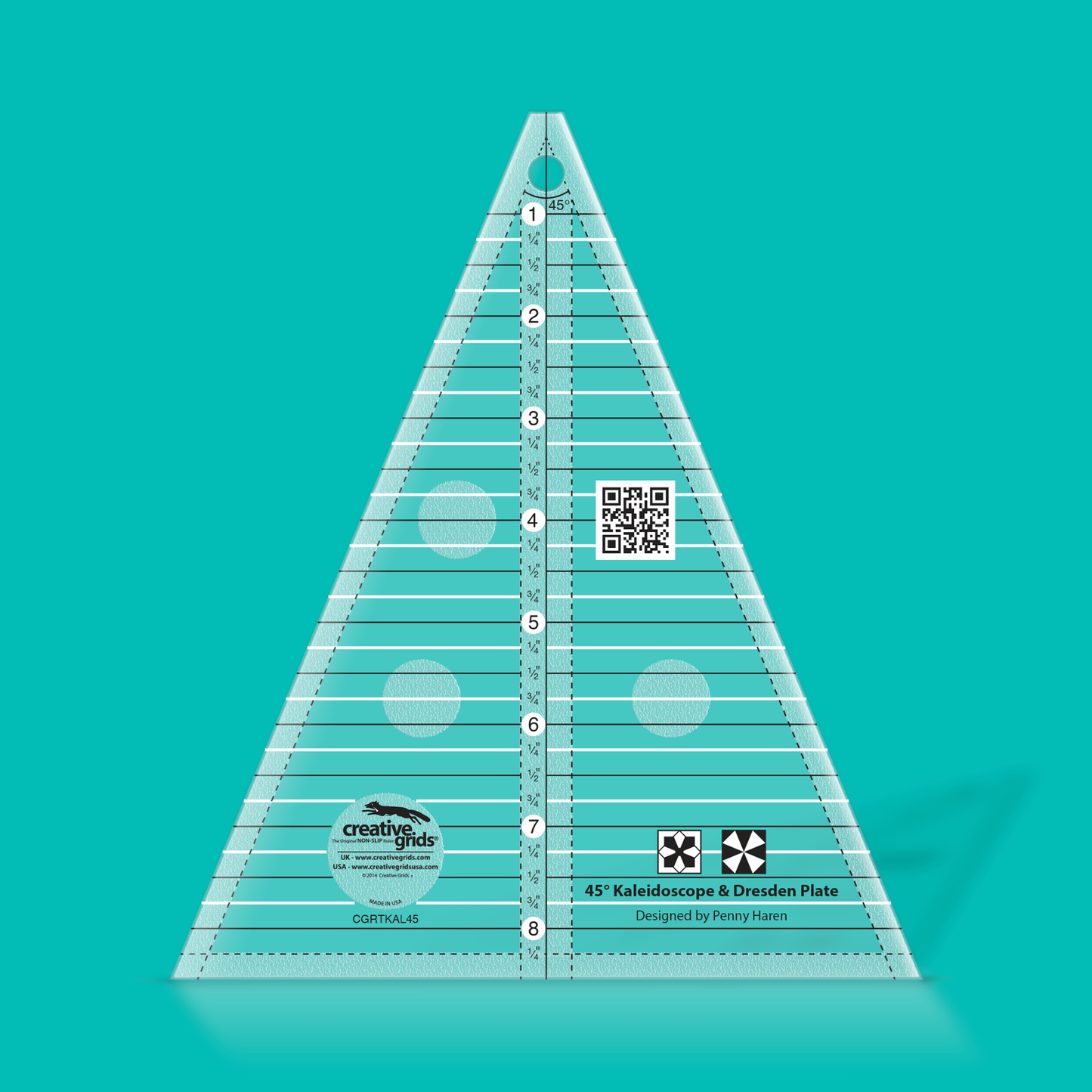 45-degree Kaleidoscope ruler