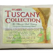 Hobbs Tuscany 100% Unbleached Cotton Batting - Crib: 45” x 60”