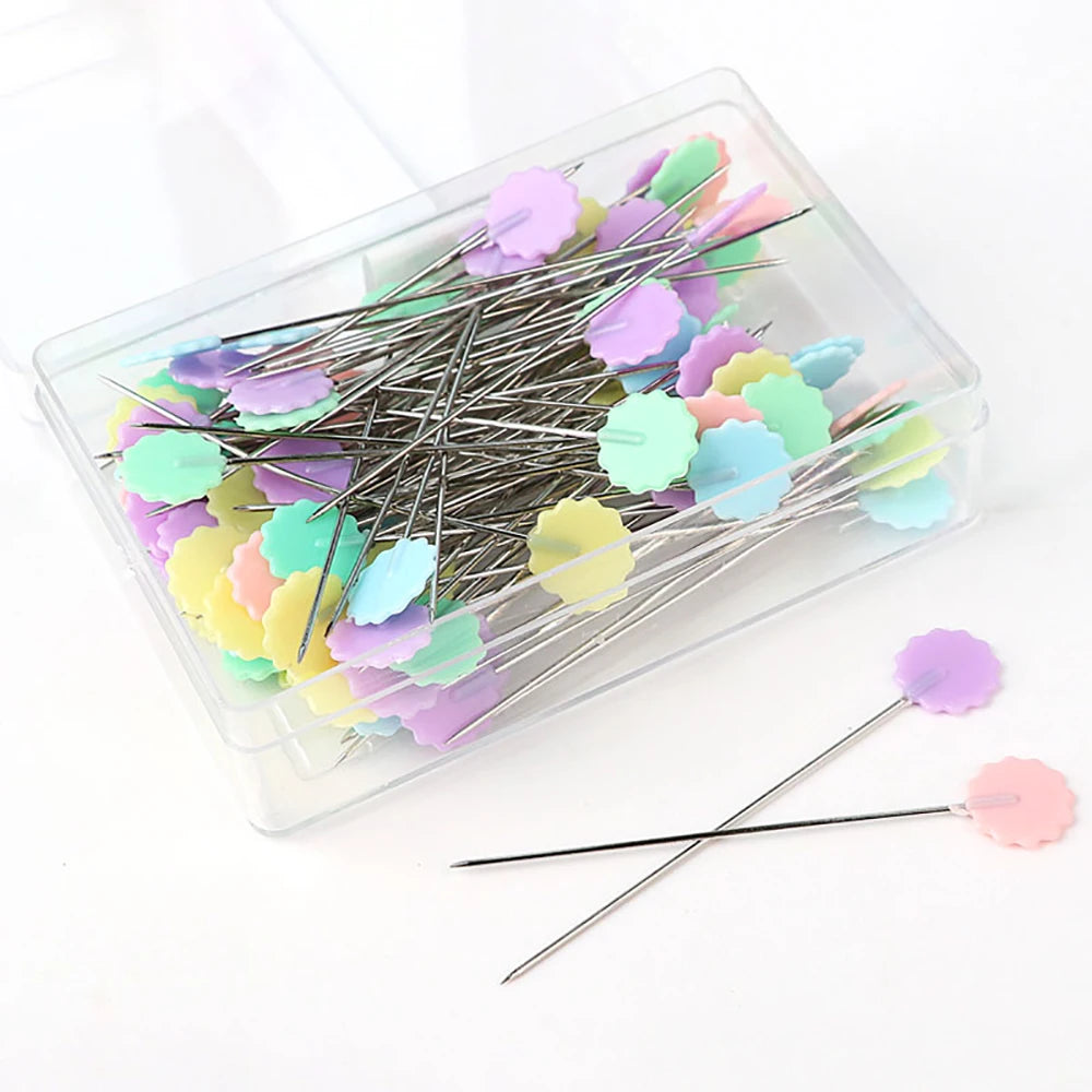 OZXHIXU Dressmaking Pins 100Pcs Embroidery Patchwork Tools