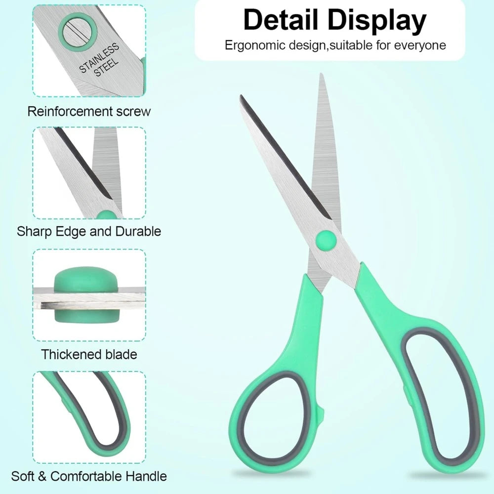 Hignconcerned All Purpose Scissors Comfort Grip Pack