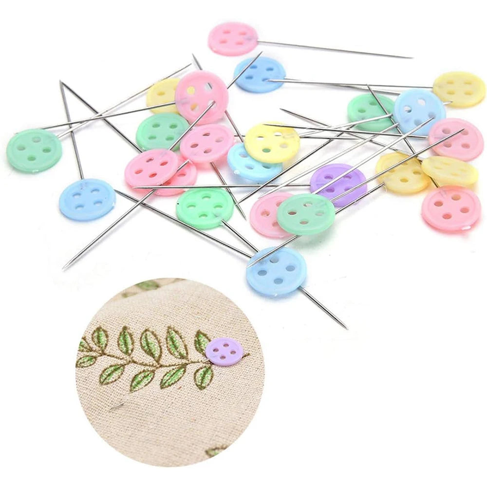 OZXHIXU Dressmaking Pins 100Pcs Embroidery Patchwork Tools