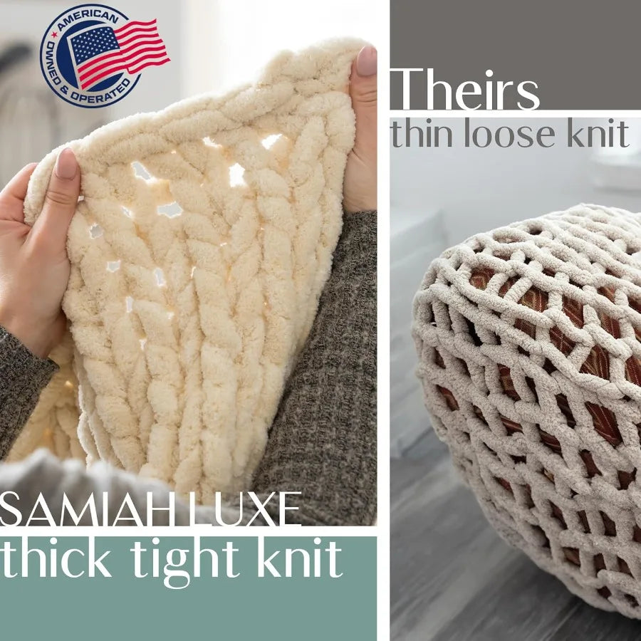 Guangdong Chunky Knit Blanket Throw Cable Knit Living Room