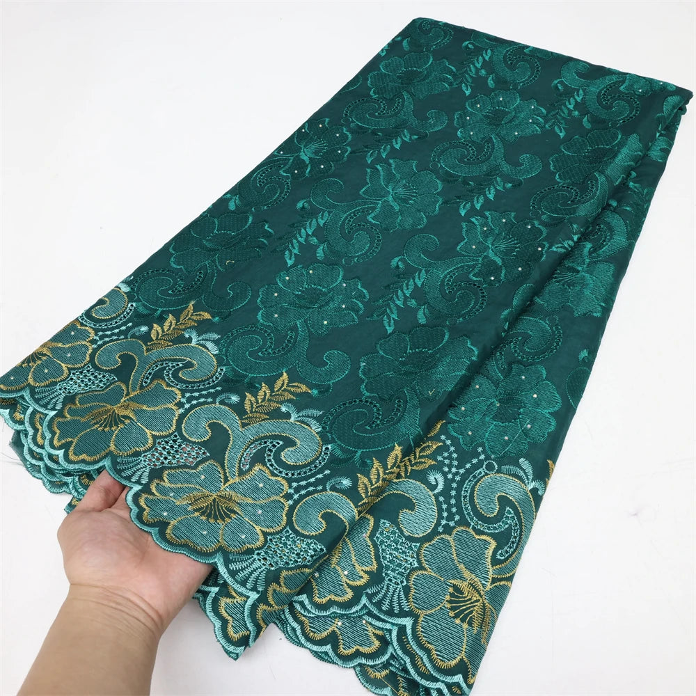 Guangdong Nigerian African Lace Fabric Swiss Voile Textile