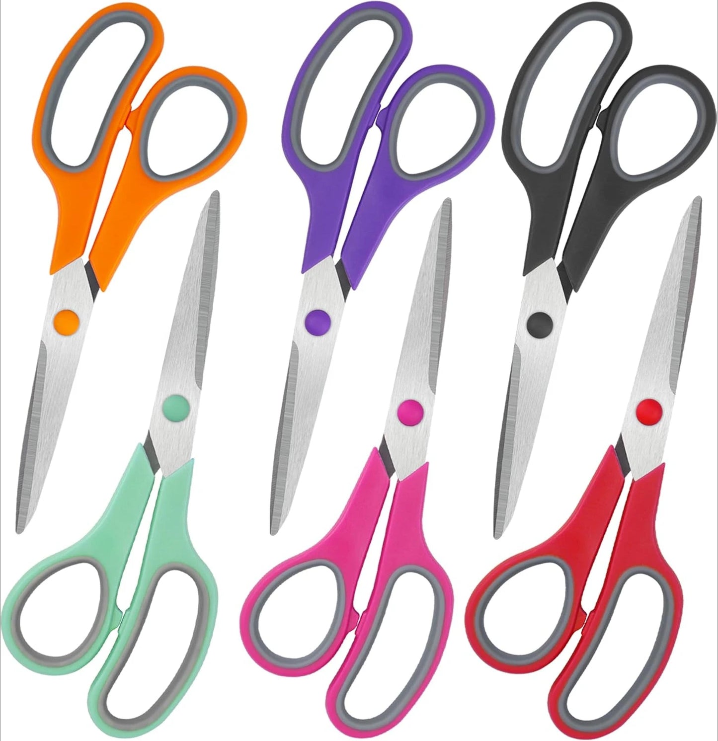 Hignconcerned All Purpose Scissors Comfort Grip Pack