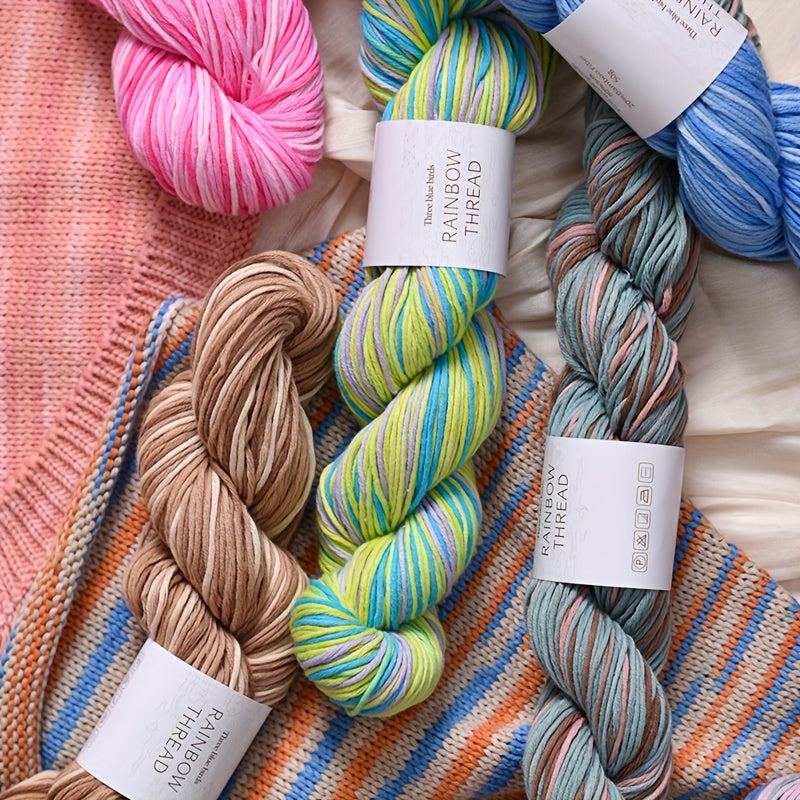 Gradient Silk Yarn Set Of 3 For Knitting Sweaters Shawls