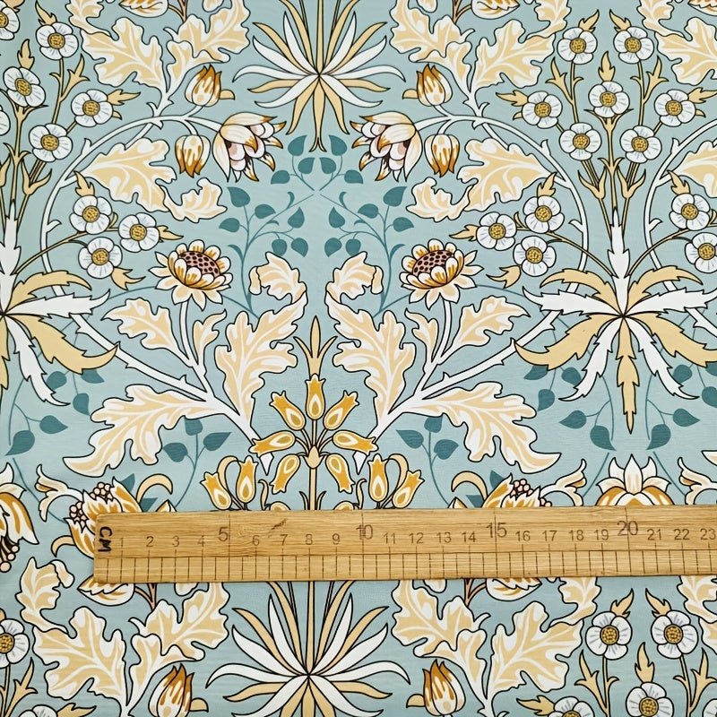 English Garden Digital Print Fabric Polyester Spandex