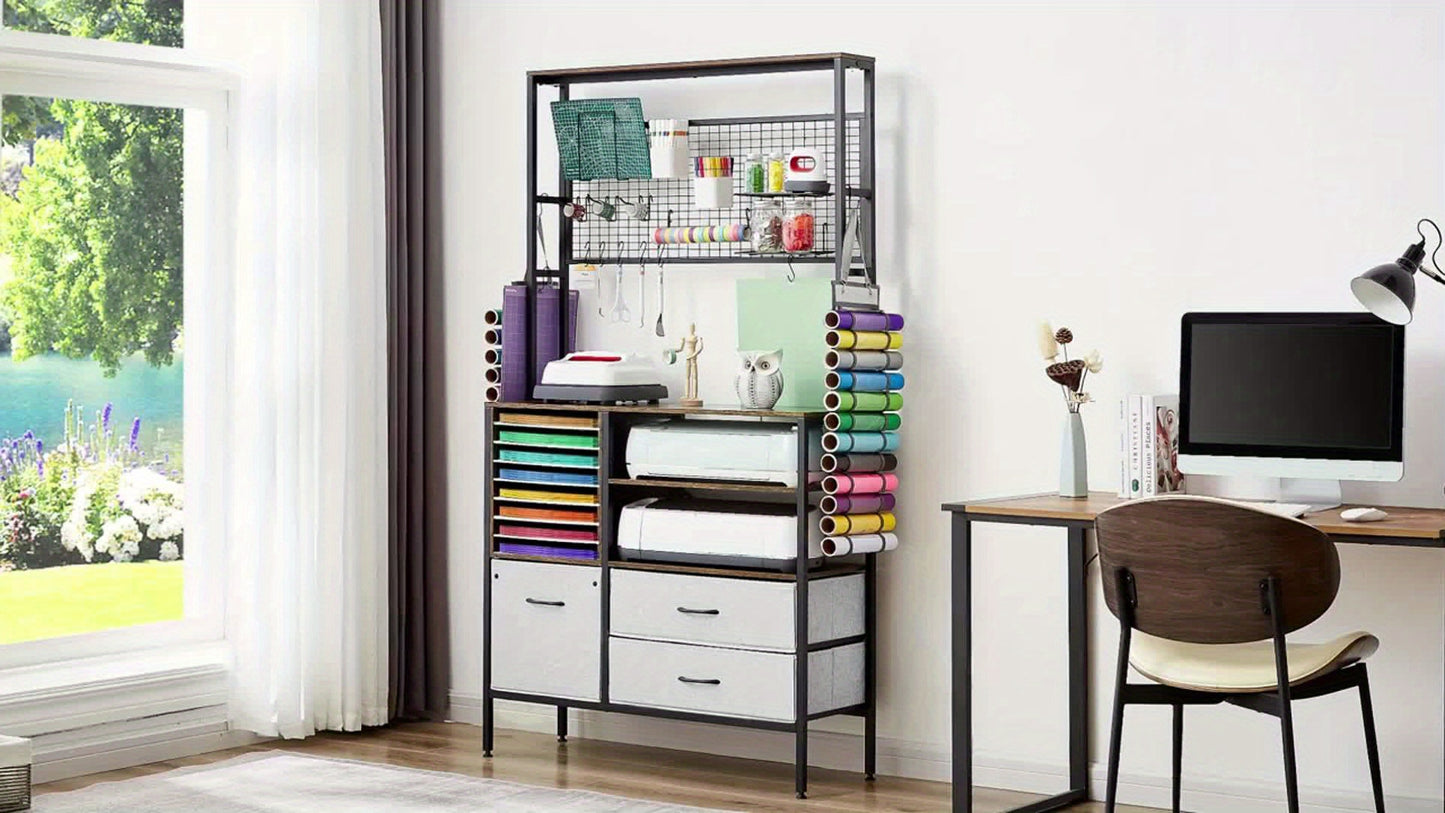 Craft Cabinet Organization And Storage For Craft Room