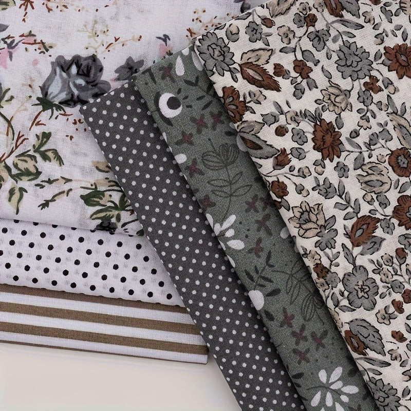 Precut Cotton Quilting Fat Quarter Bundle 6 Pack For Quilts