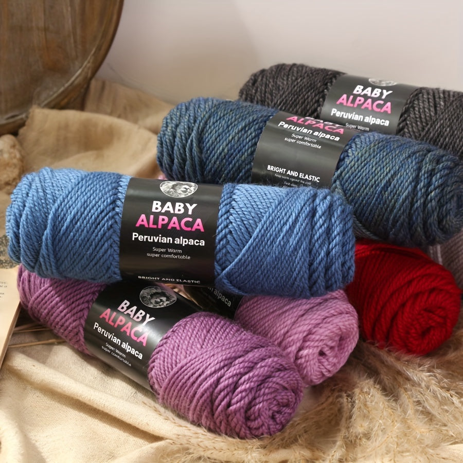 Alpaca Velvet Yarn 95 Alpaca 5 Acrylic Hand Woven Soft