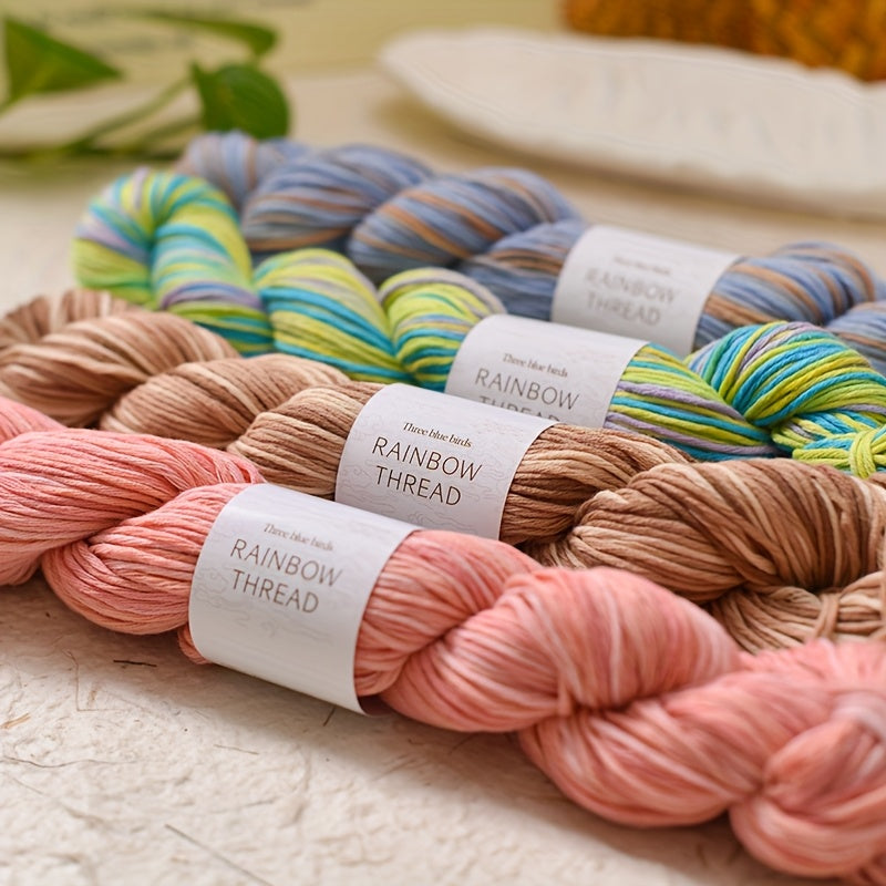 Gradient Silk Yarn Set Of 3 For Knitting Sweaters Shawls