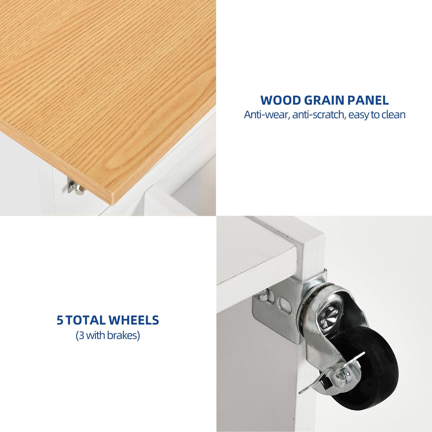 DWVO Contemporary Sewing Craft Table Storage Folding