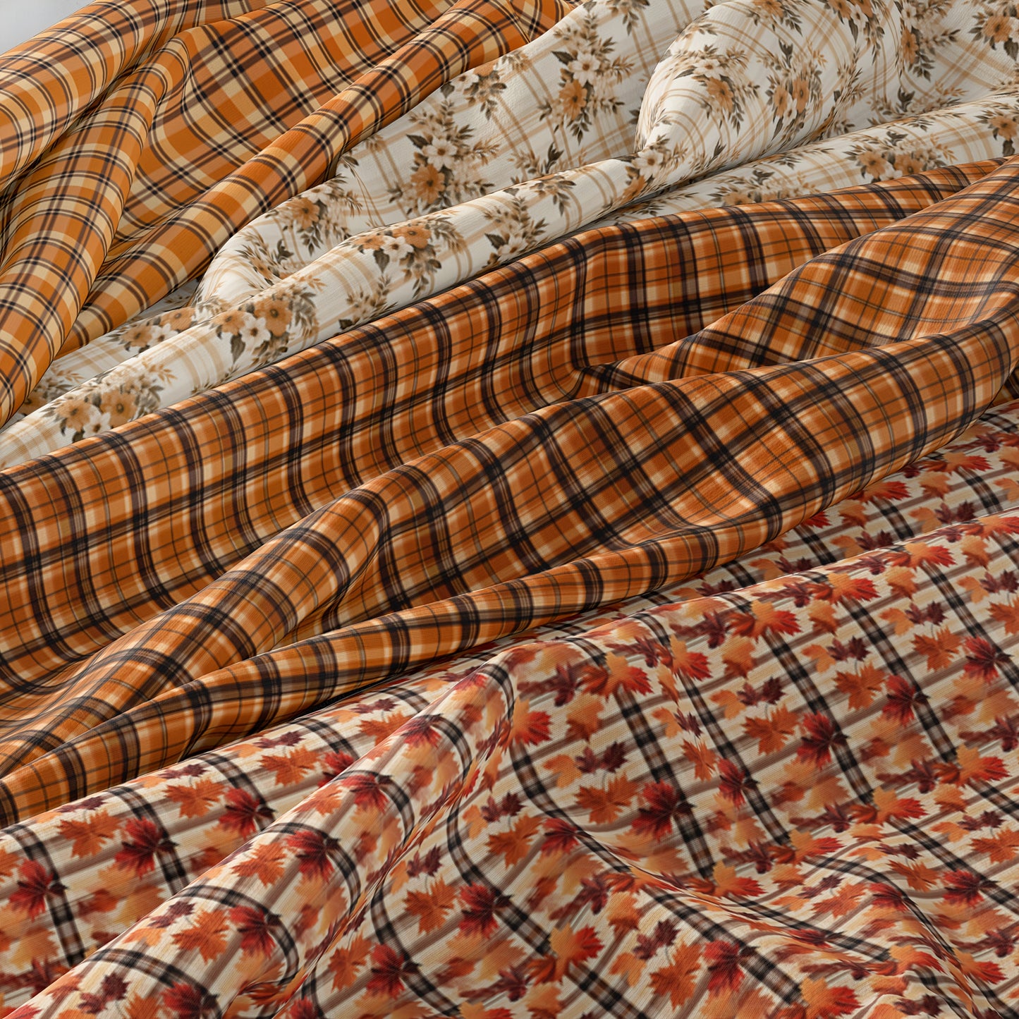 Polyester Patchwork Fabric Bundles For DIY Crafts And Gifts