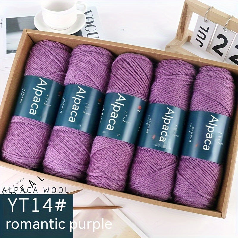 Alpaca Wool Yarn 95 Percent Alpaca 5 Percent Acrylic
