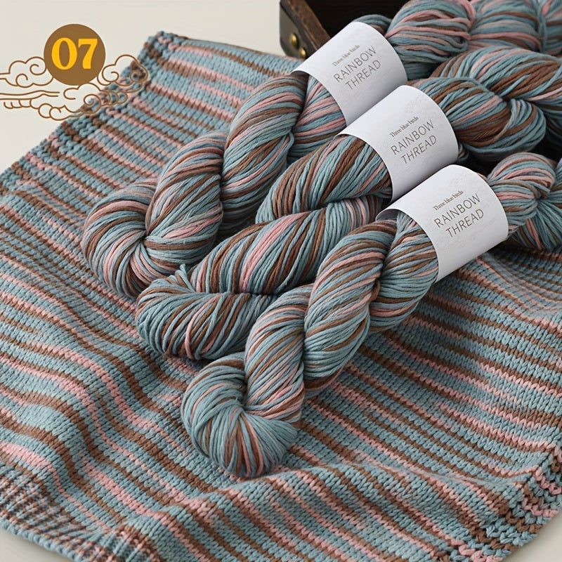 Gradient Silk Yarn Set Of 3 For Knitting Sweaters Shawls