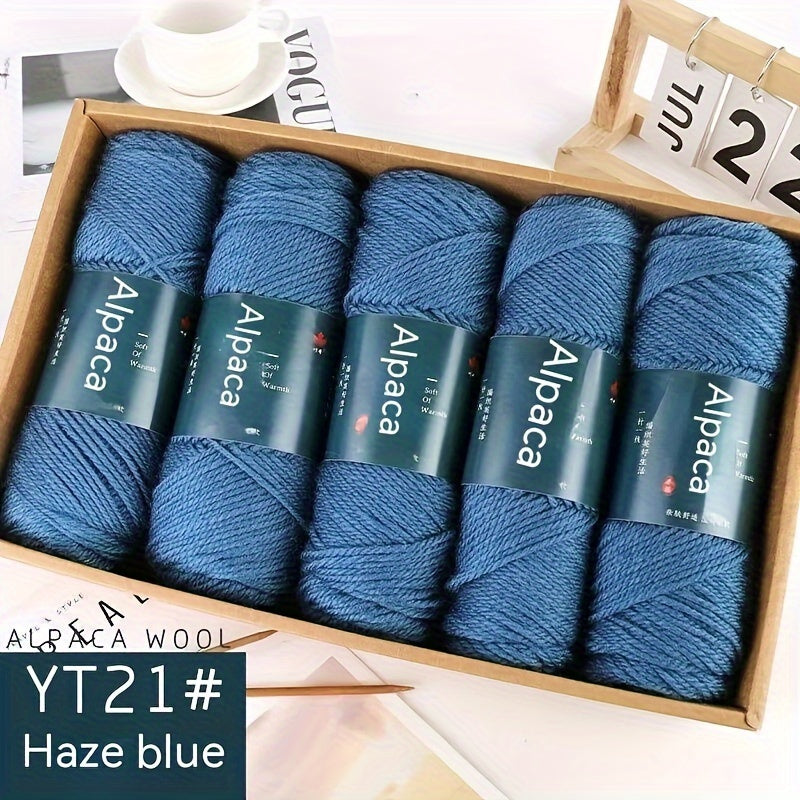 Alpaca Wool Yarn 95 Percent Alpaca 5 Percent Acrylic