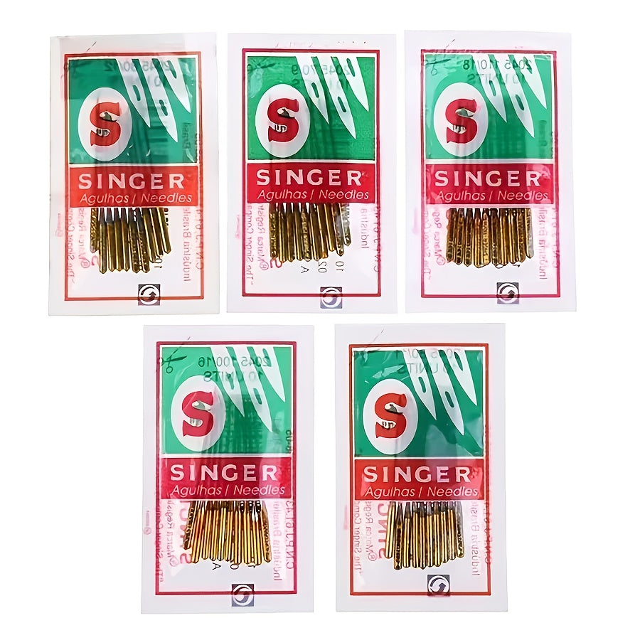 Singer Titanium Plated Sewing Machine Needles Pack Home Use
