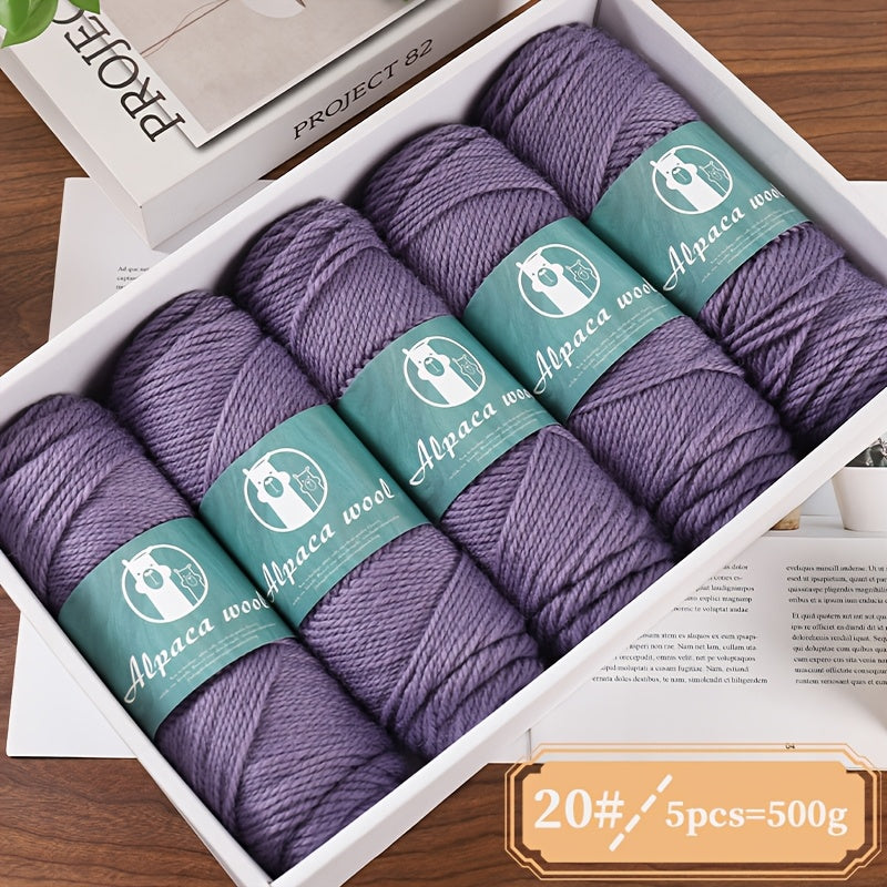 Charm Elves Alpaca Wool Yarn For Hand Knit Projects