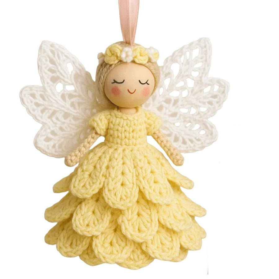 Crochet Angel Kit Amigurumi Ornament For Christmas Decor