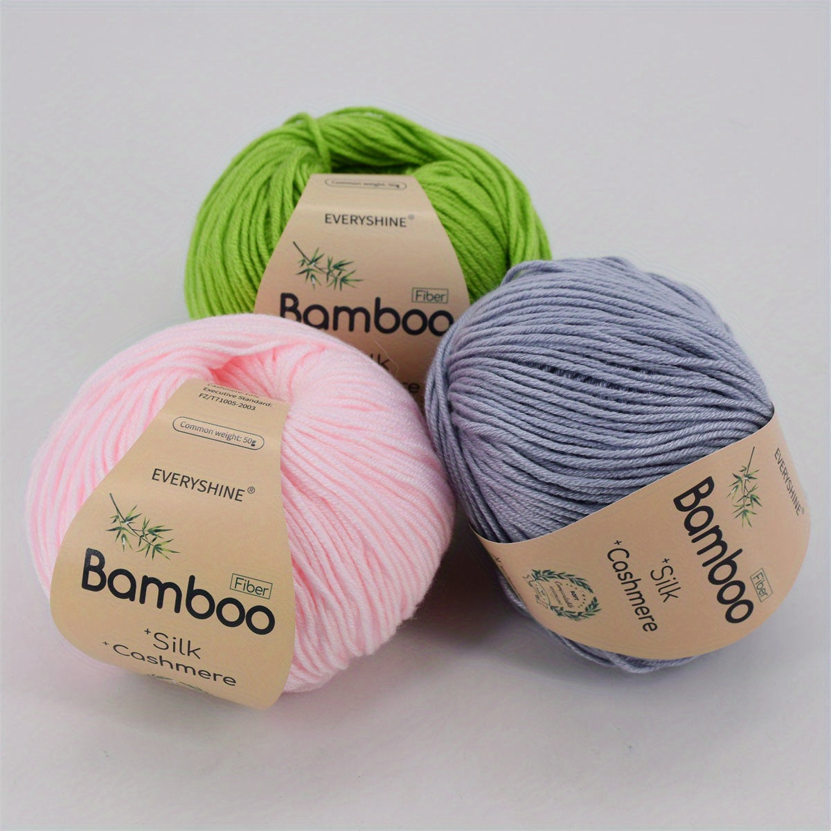 Bamboo Silk Blend Yarn Soft Breathable For Knitting