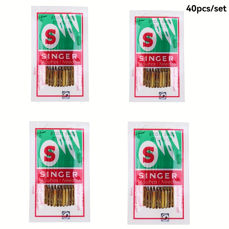 Singer Titanium Plated Sewing Machine Needles Pack Home Use