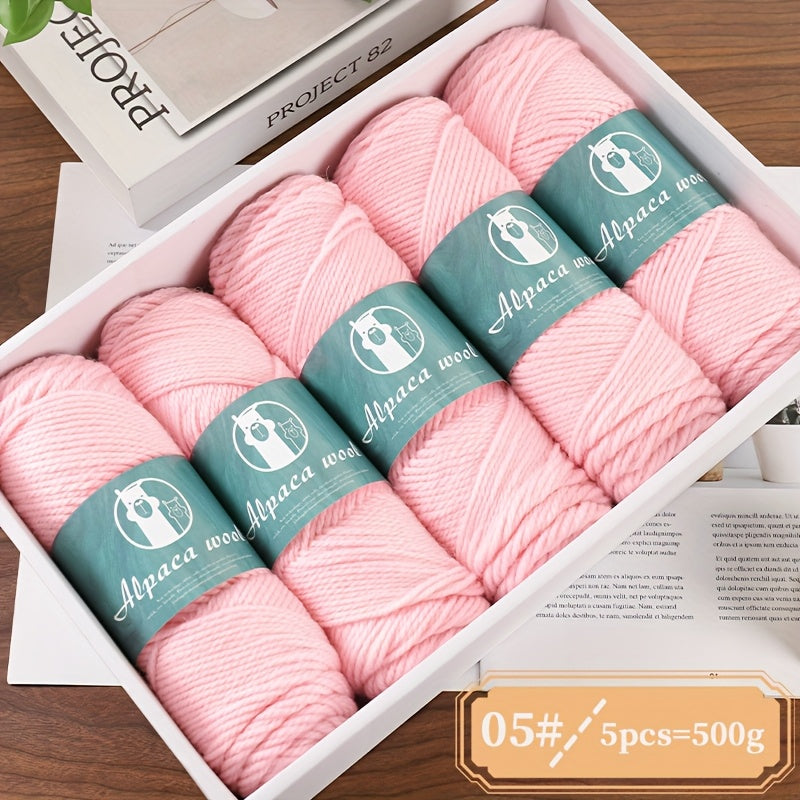 Charm Elves Alpaca Wool Yarn For Hand Knit Projects