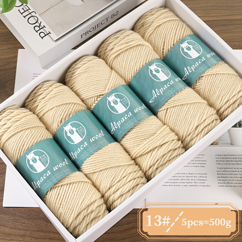 Charm Elves Alpaca Wool Yarn For Hand Knit Projects