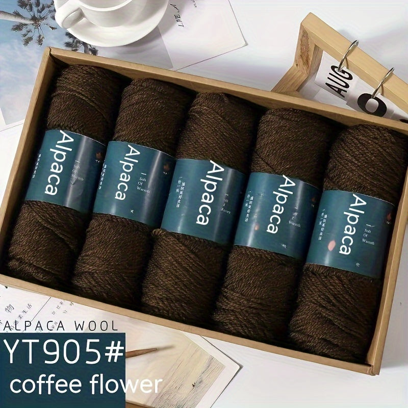 Alpaca Wool Yarn 95 Percent Alpaca 5 Percent Acrylic