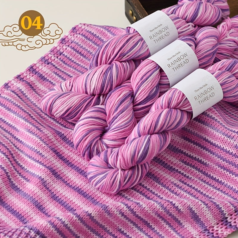 Gradient Silk Yarn Set Of 3 For Knitting Sweaters Shawls