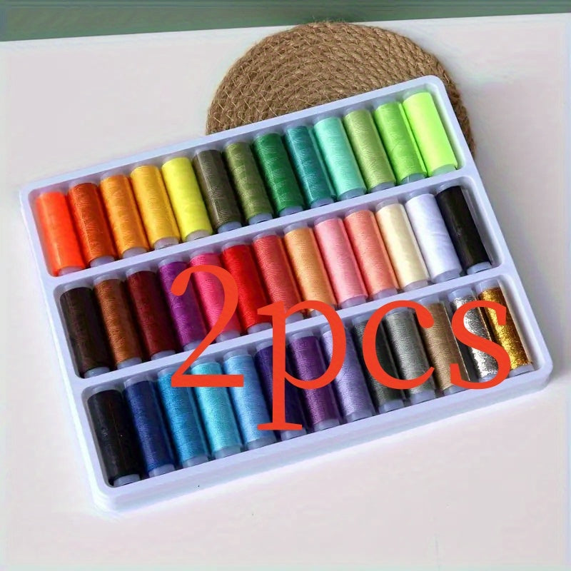 78 Rolls Polyester Sewing Thread Kit For Hand Sewing