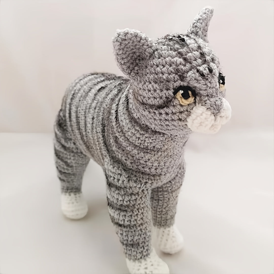 Calico Cat Crochet Kit With Video Tutorial Amigurumi Set