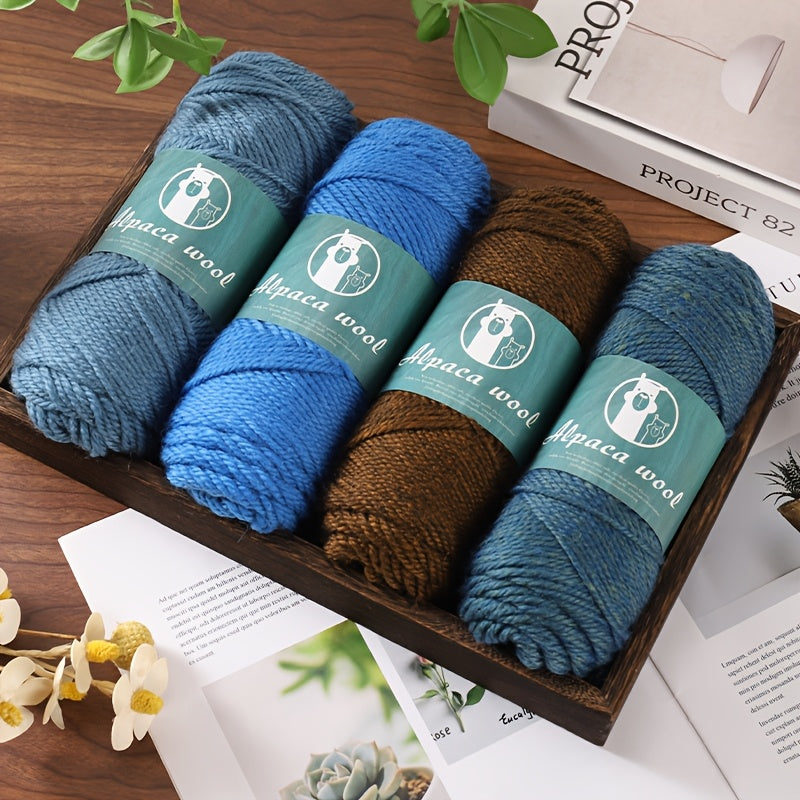 Charm Elves Alpaca Wool Yarn For Hand Knit Projects