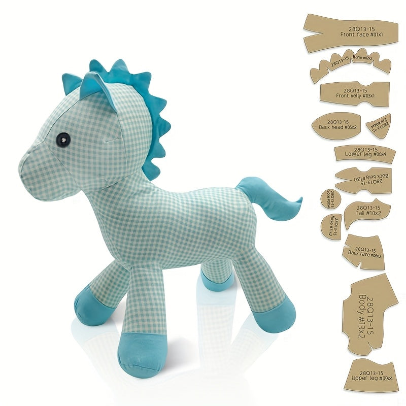 13pcs Horse Making Kraft Templates DIY Doll Quilting Stencils Horse Handmade Sewing Tool Stencil Handmade Decorations Birthday Holiday Gifts