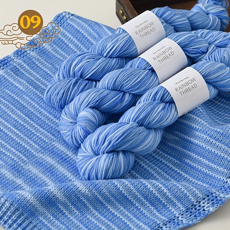Gradient Silk Yarn Set Of 3 For Knitting Sweaters Shawls