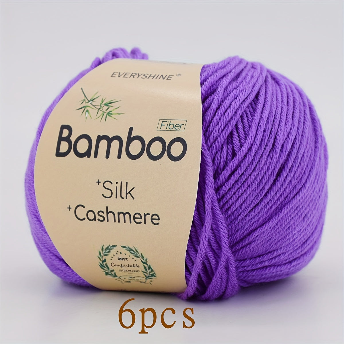 Bamboo Silk Blend Yarn Soft Breathable For Knitting