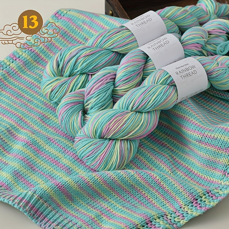 Gradient Silk Yarn Set Of 3 For Knitting Sweaters Shawls