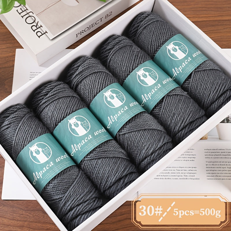 Charm Elves Alpaca Wool Yarn For Hand Knit Projects