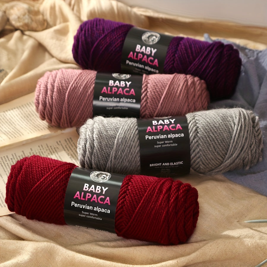 Alpaca Velvet Yarn 95 Alpaca 5 Acrylic Hand Woven Soft