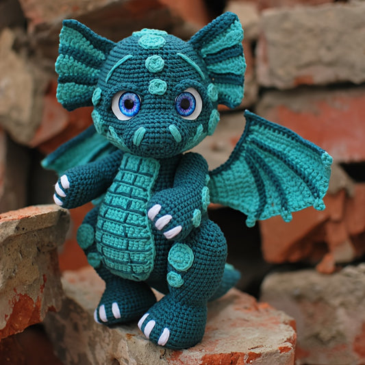 Animal Crochet Kit for Beginners Dragon DIY with Tutorials