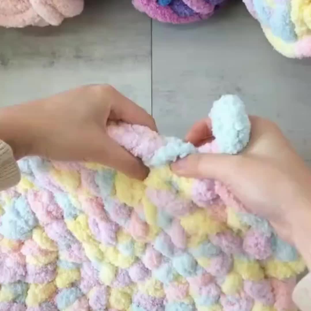 Thick Chenille Yarn For Handmade Projects And Blankets