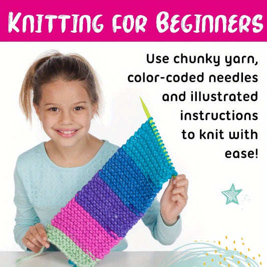 All In One Knitting Kit With Video Tutorials For Teens