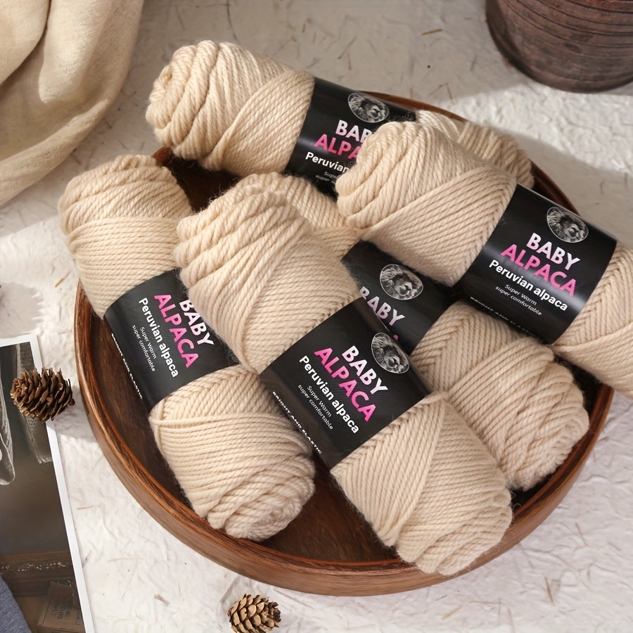 Alpaca Velvet Yarn 95 Alpaca 5 Acrylic Hand Woven Soft
