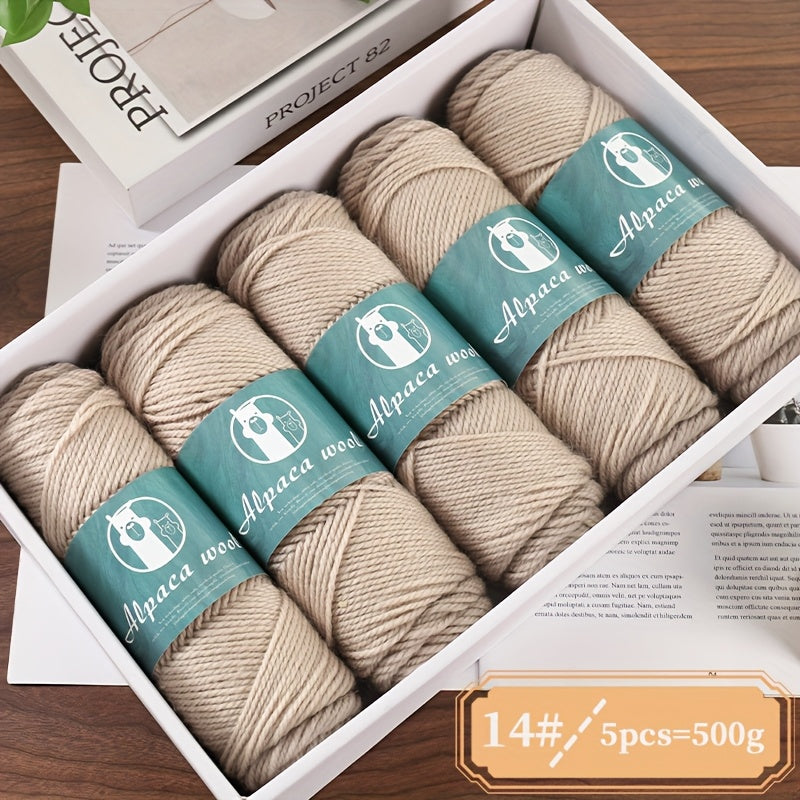 Charm Elves Alpaca Wool Yarn For Hand Knit Projects